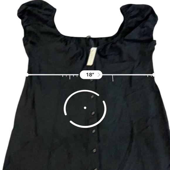 Madewell Margie Mini Dress in True Black, NWT, Size 14 - Picture 11 of 12